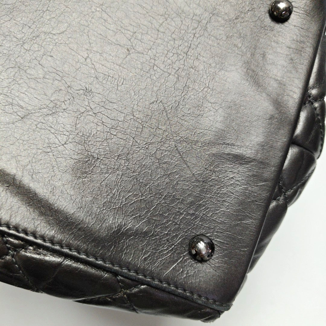 Quilted Calfskin Gray