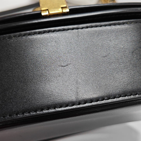 VOLTAIRE Calfskin Black