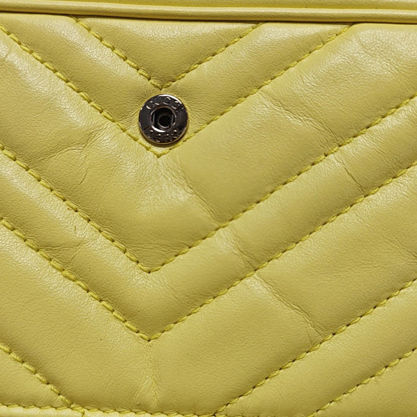 GG Marmont Mini Chevron Lambskin Green