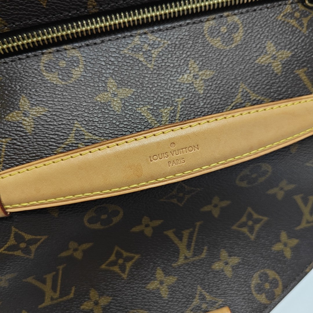 MÉTIS MM Monogram Coated Canvas Brown