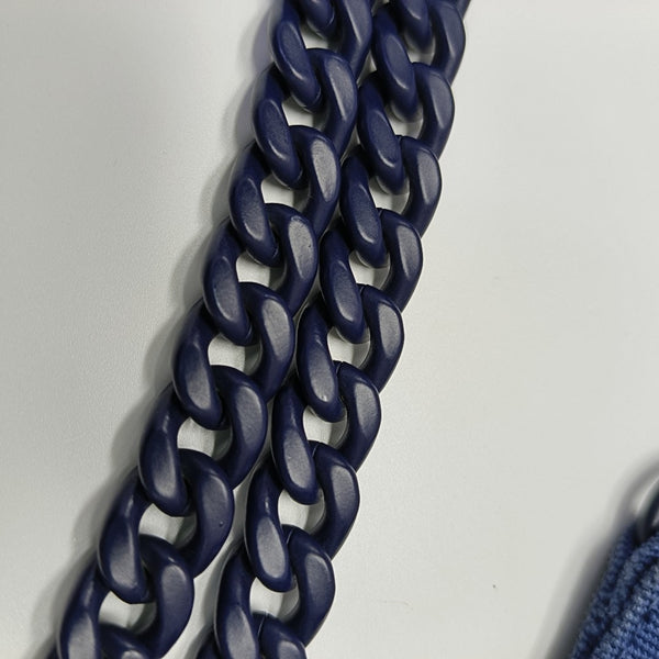 Canvas Shoulder Bag Blue