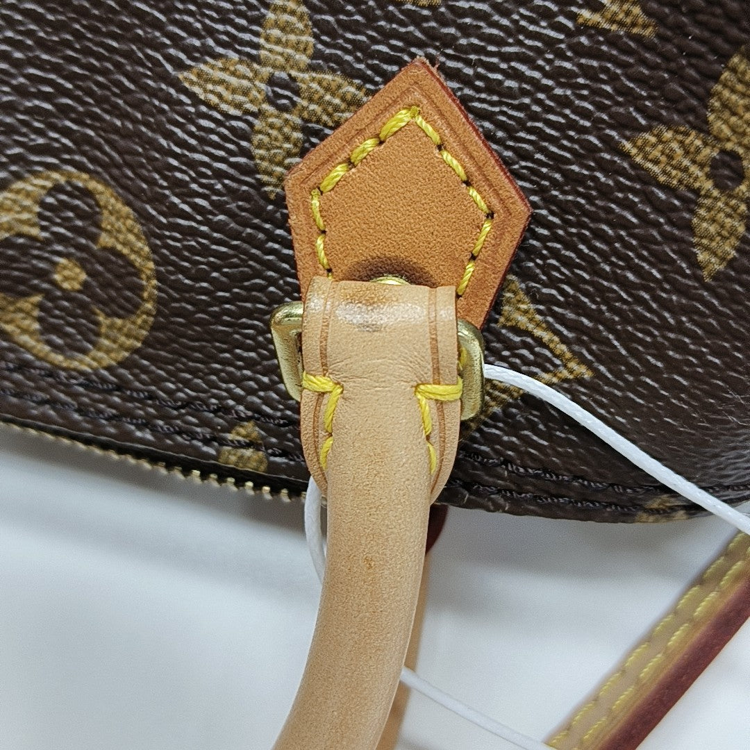 SPEEDY Nano Monogram Coated Canvas Brown
