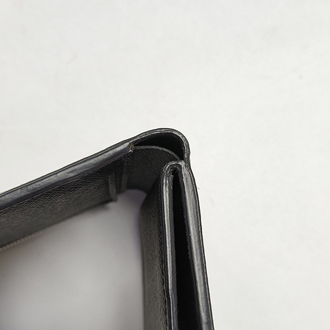 Coated Canvas Clutch Gray