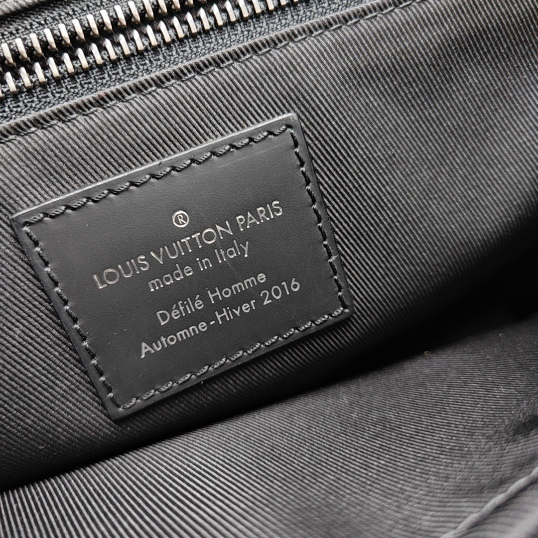 VOYAGER PM Monogram Coated Canvas Black