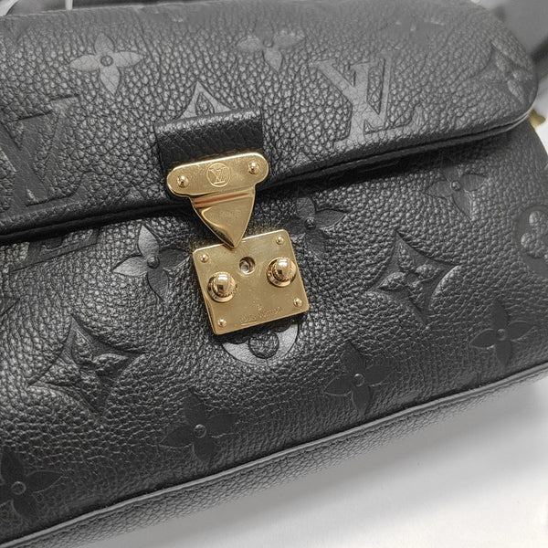 MADELEINE Nano Monogram Calfskin Black
