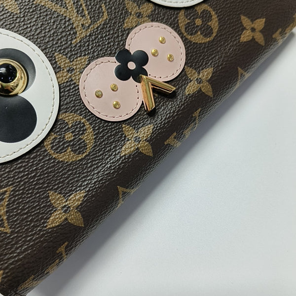 ZIPPY Monogram Coated Canvas Brown Wallet