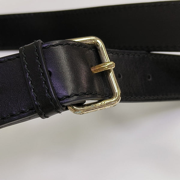 Calfskin Shoulder Bag Black