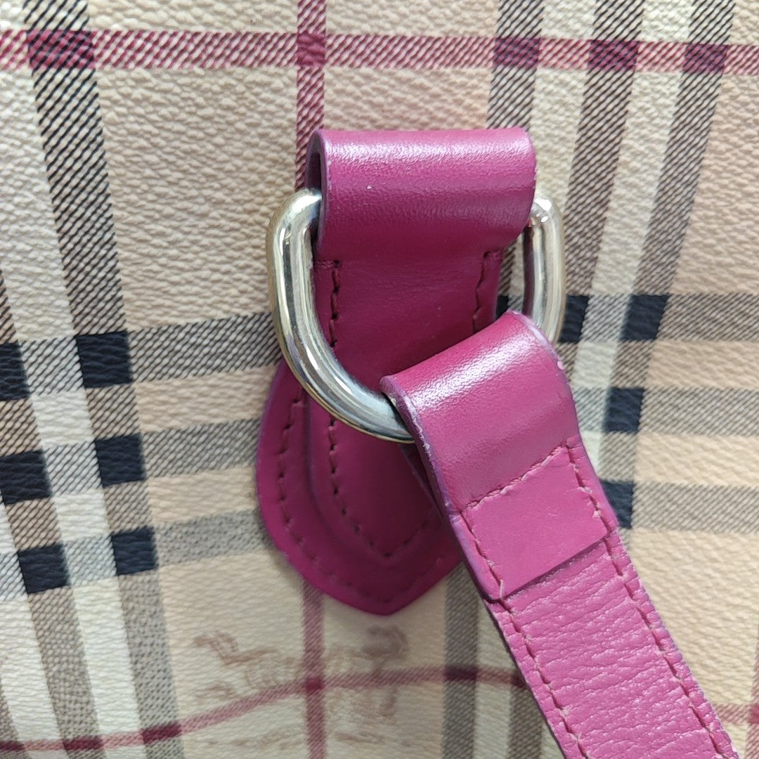Nova Check Coated Canvas Brown