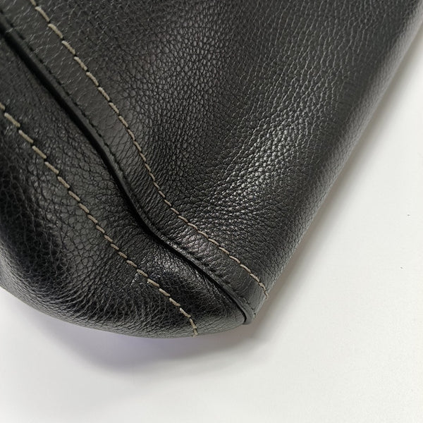 Calfskin Shoulder Bag Black