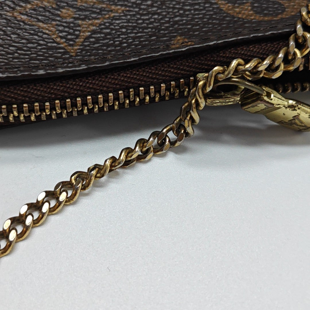 ACCESSOIRES Mini Monogram Coated Canvas Brown