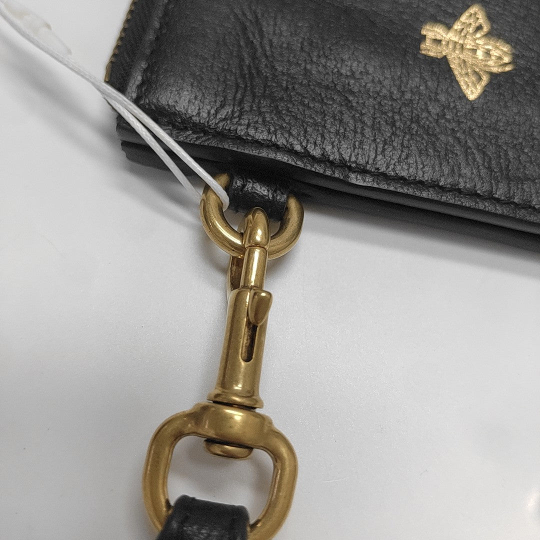 Bee Web Calfskin Black