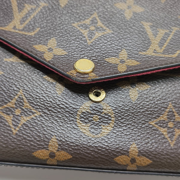 FÉLICIE Monogram Coated Canvas Brown