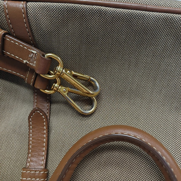 Fabric Tote Bag Brown