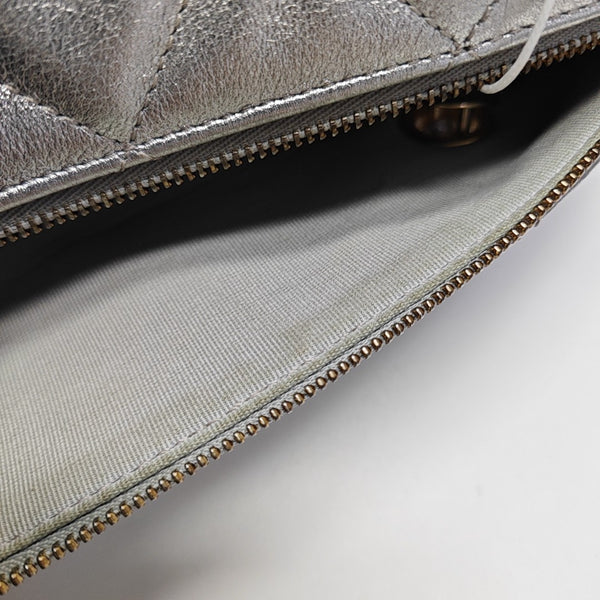 Quilted Calfskin Silver