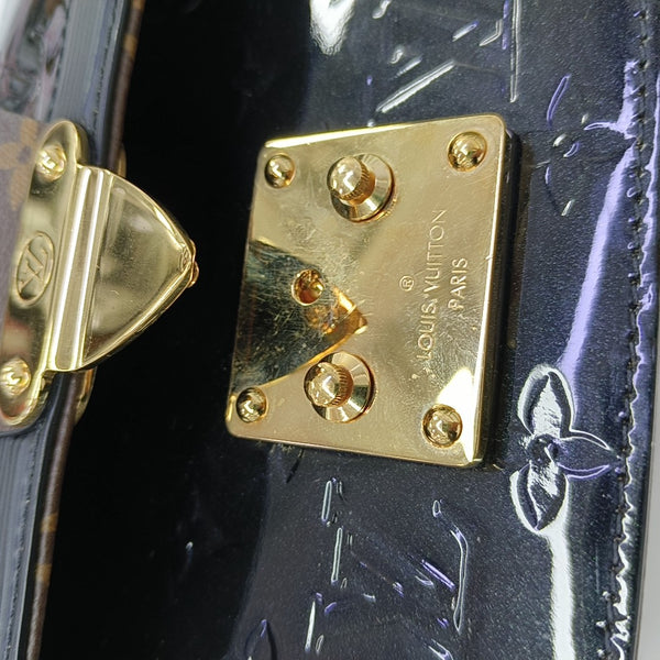 WYNWOOD Monogram Patent Leather Black