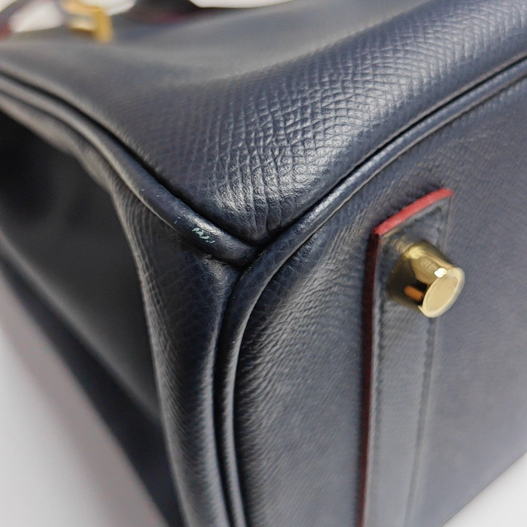 Birkin 30 Epsom Blue