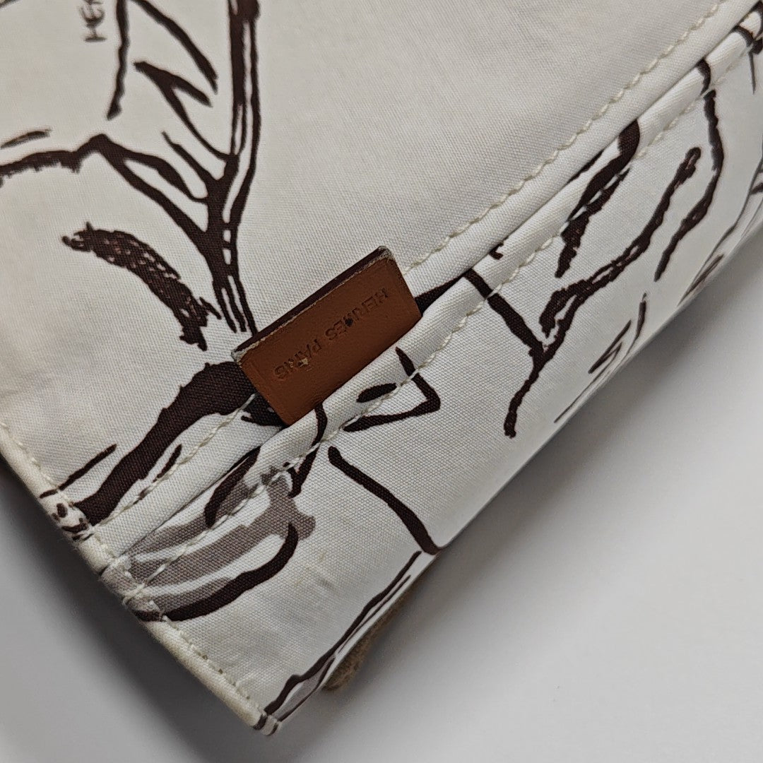 Panier De Plage Canvas White