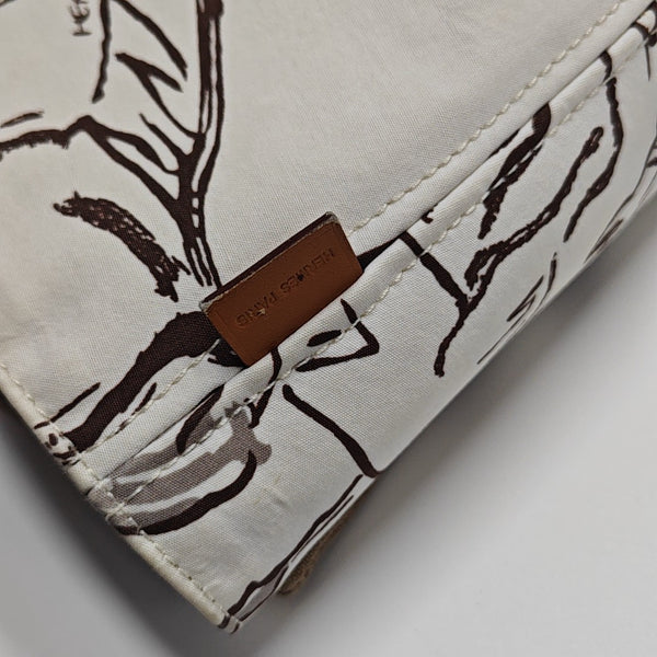 Panier De Plage Canvas White