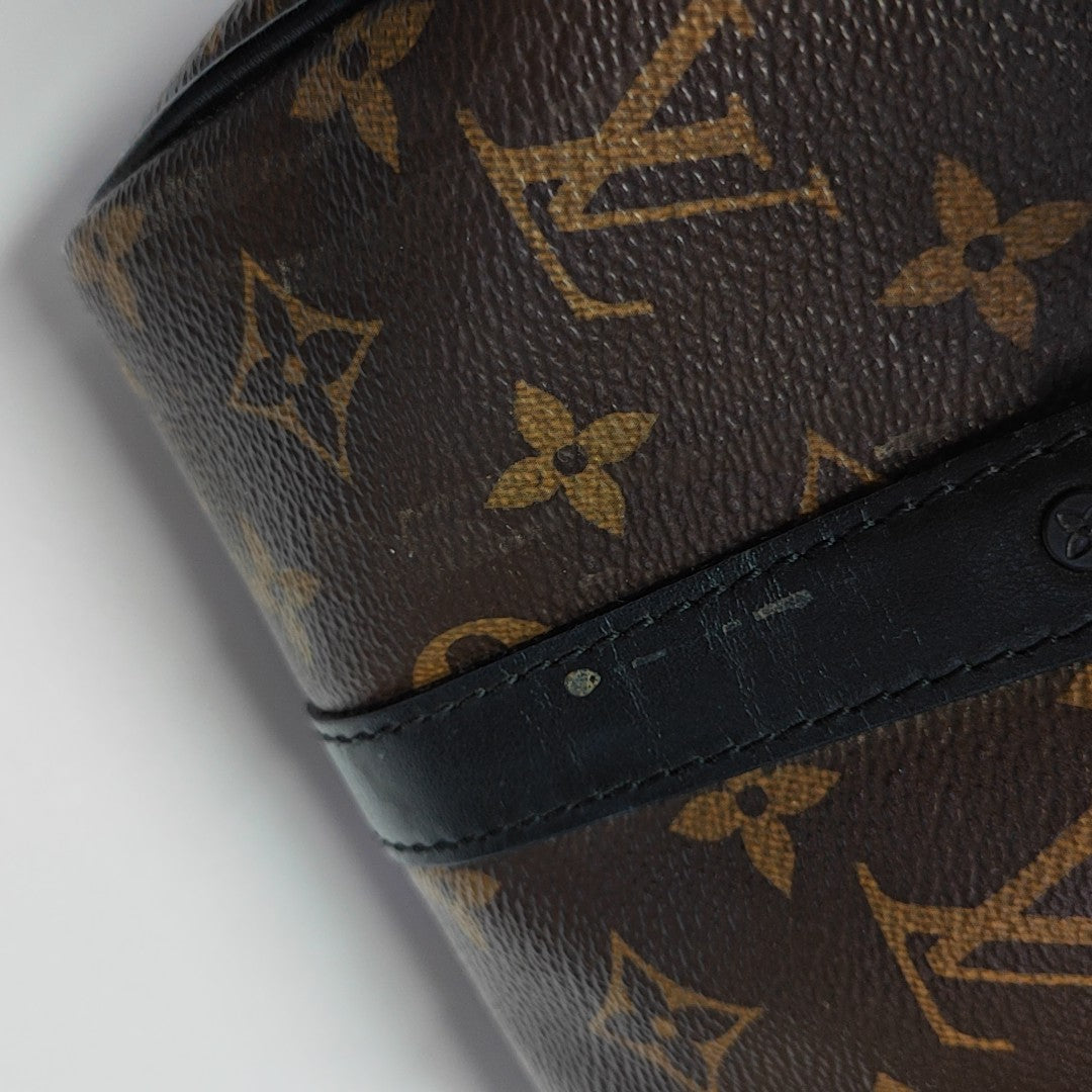 KEEPALL Nano Monogram Coated Canvas Brown