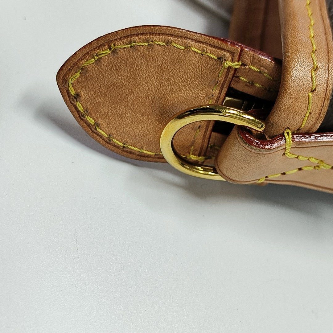 NEVERFULL BB Monogram Coated Canvas Brown