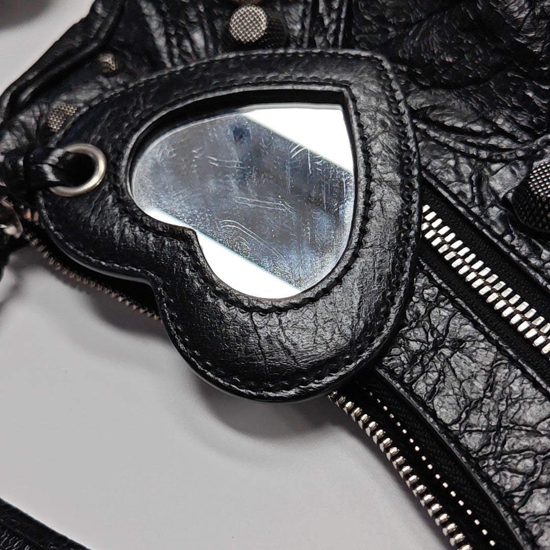 Le Cagole S Lambskin Black