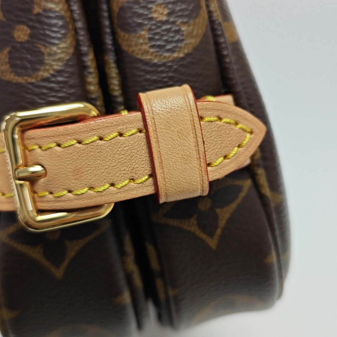 SAUMUR BB Monogram Coated Canvas Brown