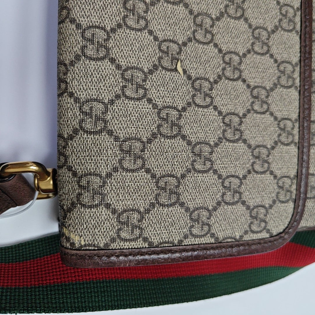 Neo Vintage Large Monogram Coated Canvas Brown