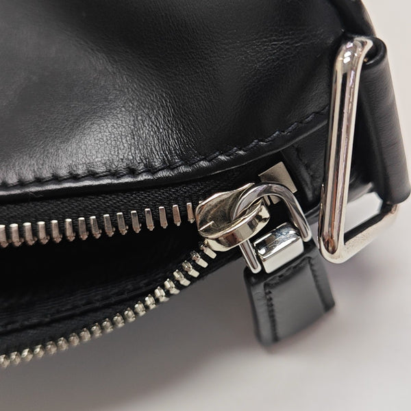 Calfskin Shoulder Bag Black