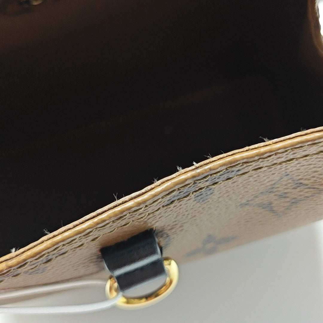 ATLANTIS BB Monogram Coated Canvas Brown