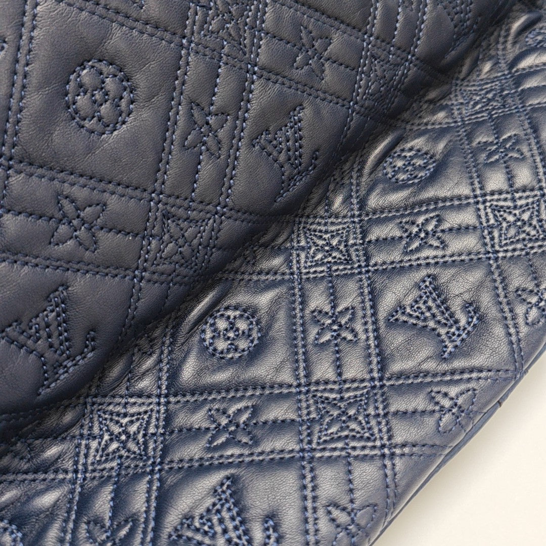 LILIA PM Monogram Calfskin Blue