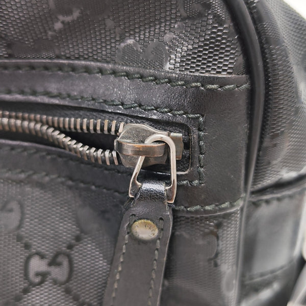 GG Imprime Monogram Coated Canvas Black