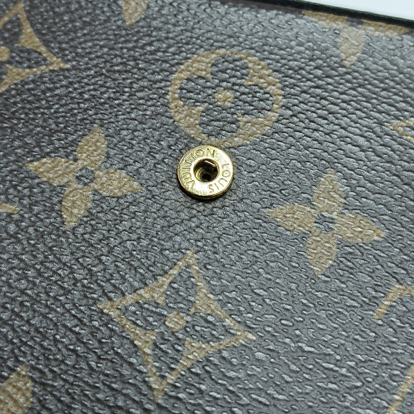 FÉLICIE Monogram Lona Revestida Marrón