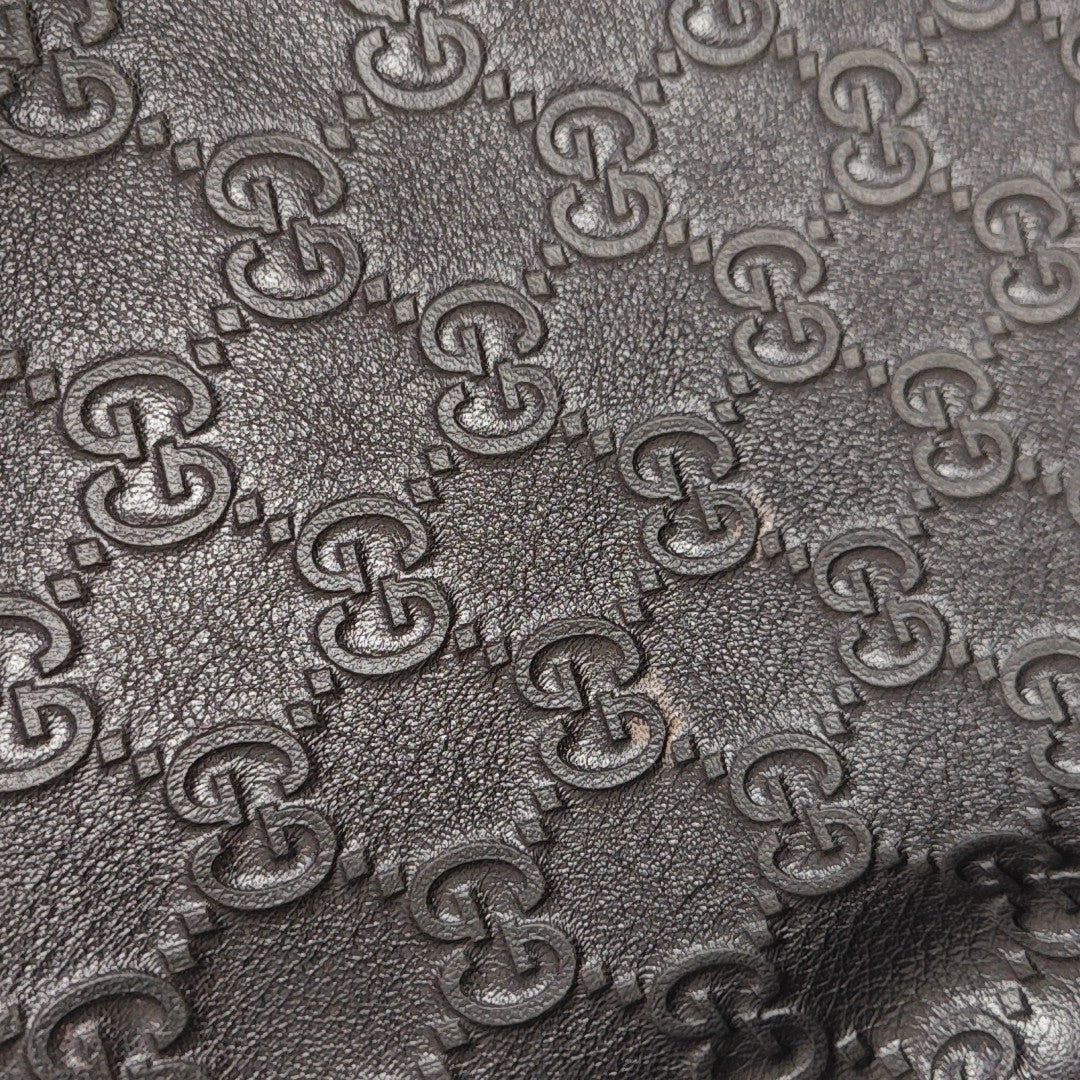 Signature Monogram Calfskin Brown