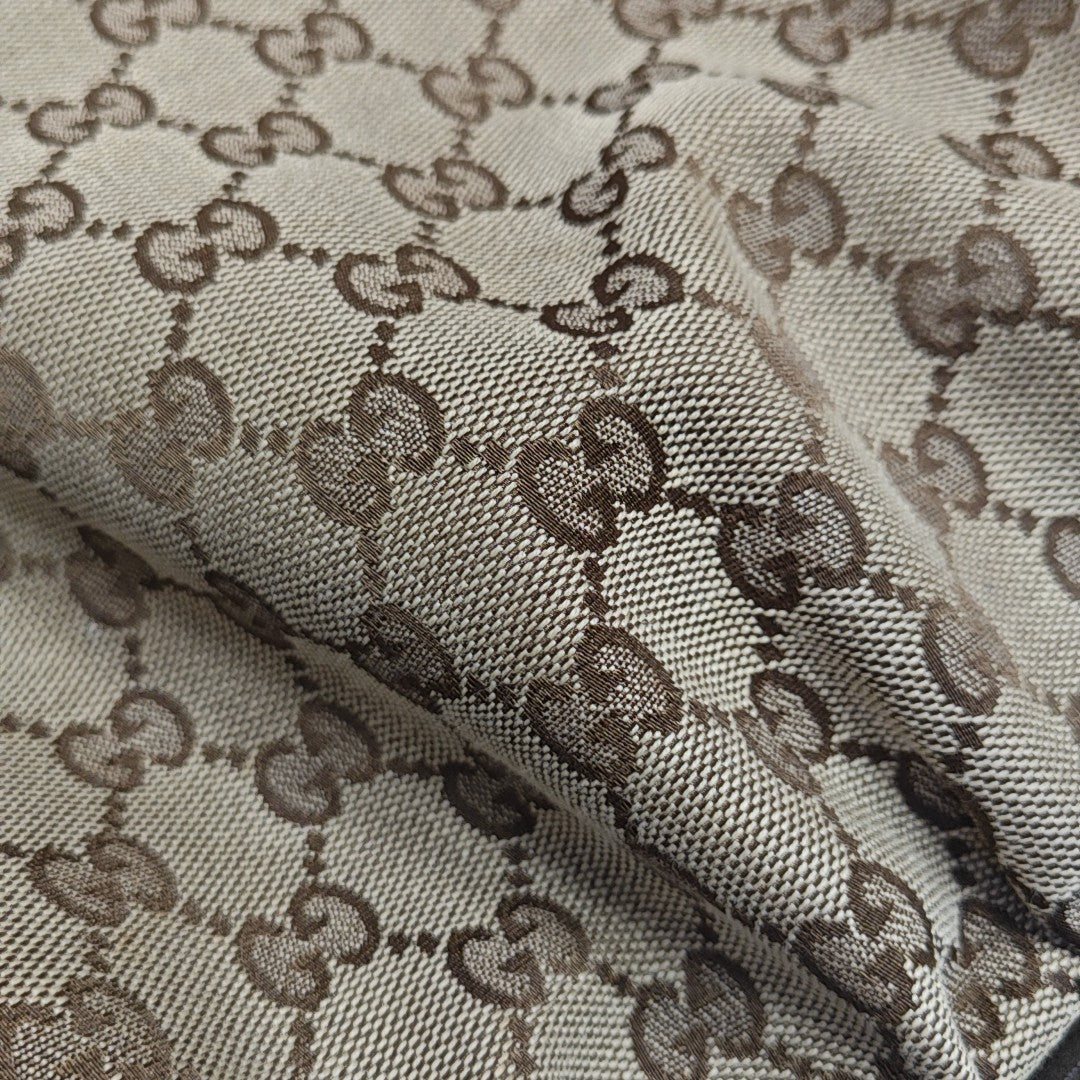 Monogram Canvas Tote Bag Brown