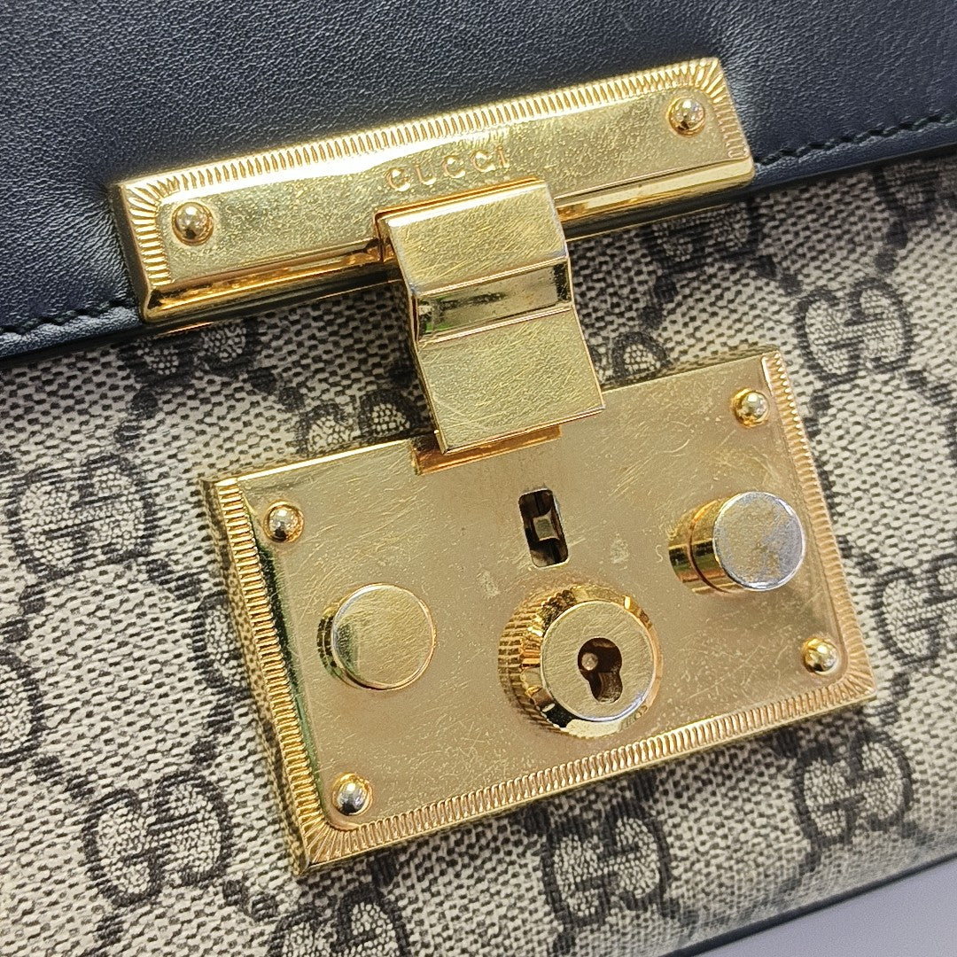 Padlock Small Monogram Coated Canvas Multicolor