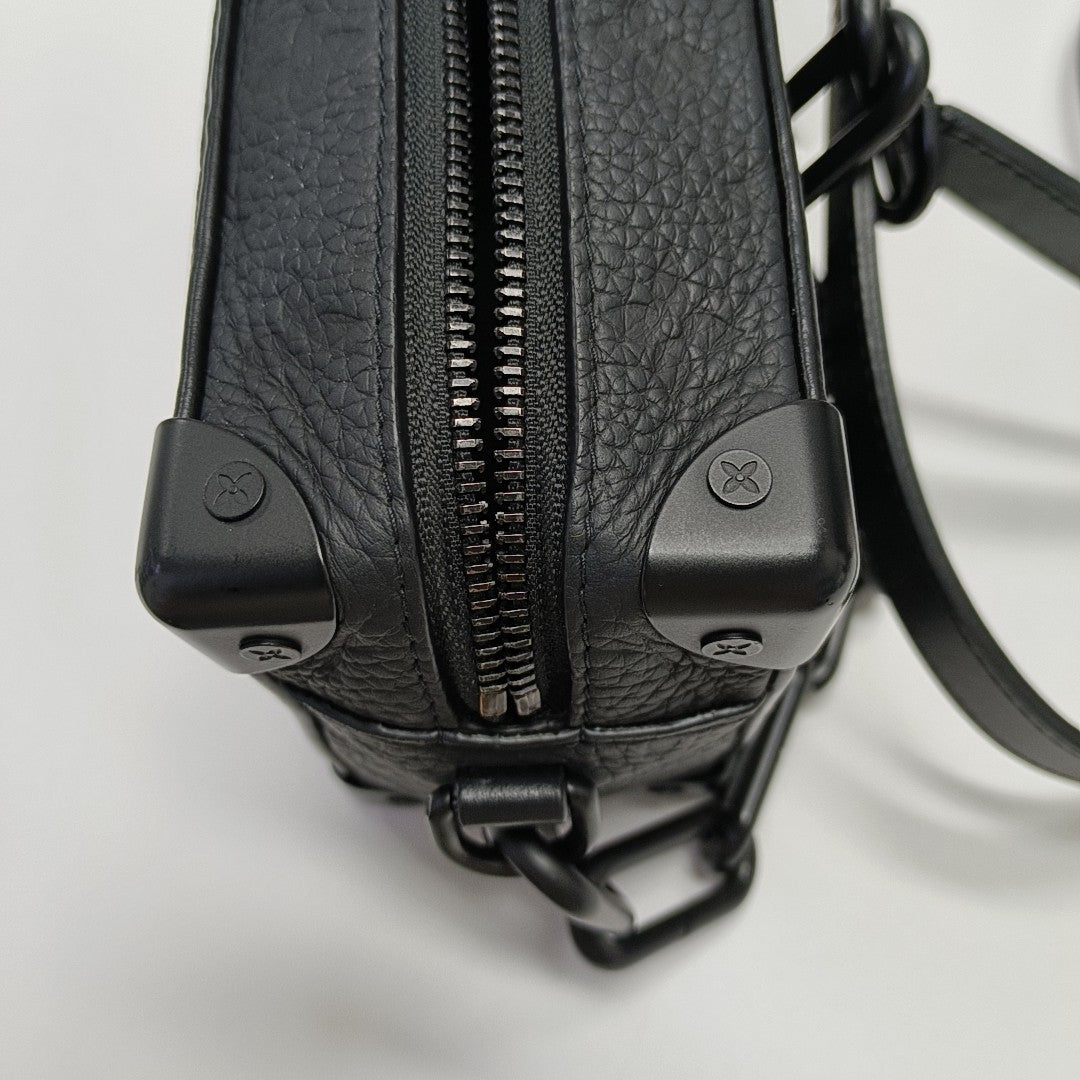 SOFT TRUNK Mini Monogram Calfskin Black