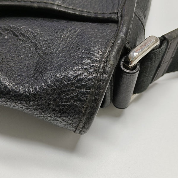 Calfskin Shoulder Bag Black