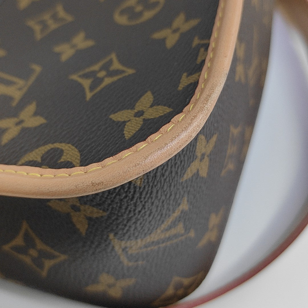 DIANE Monogram Coated Canvas Brown
