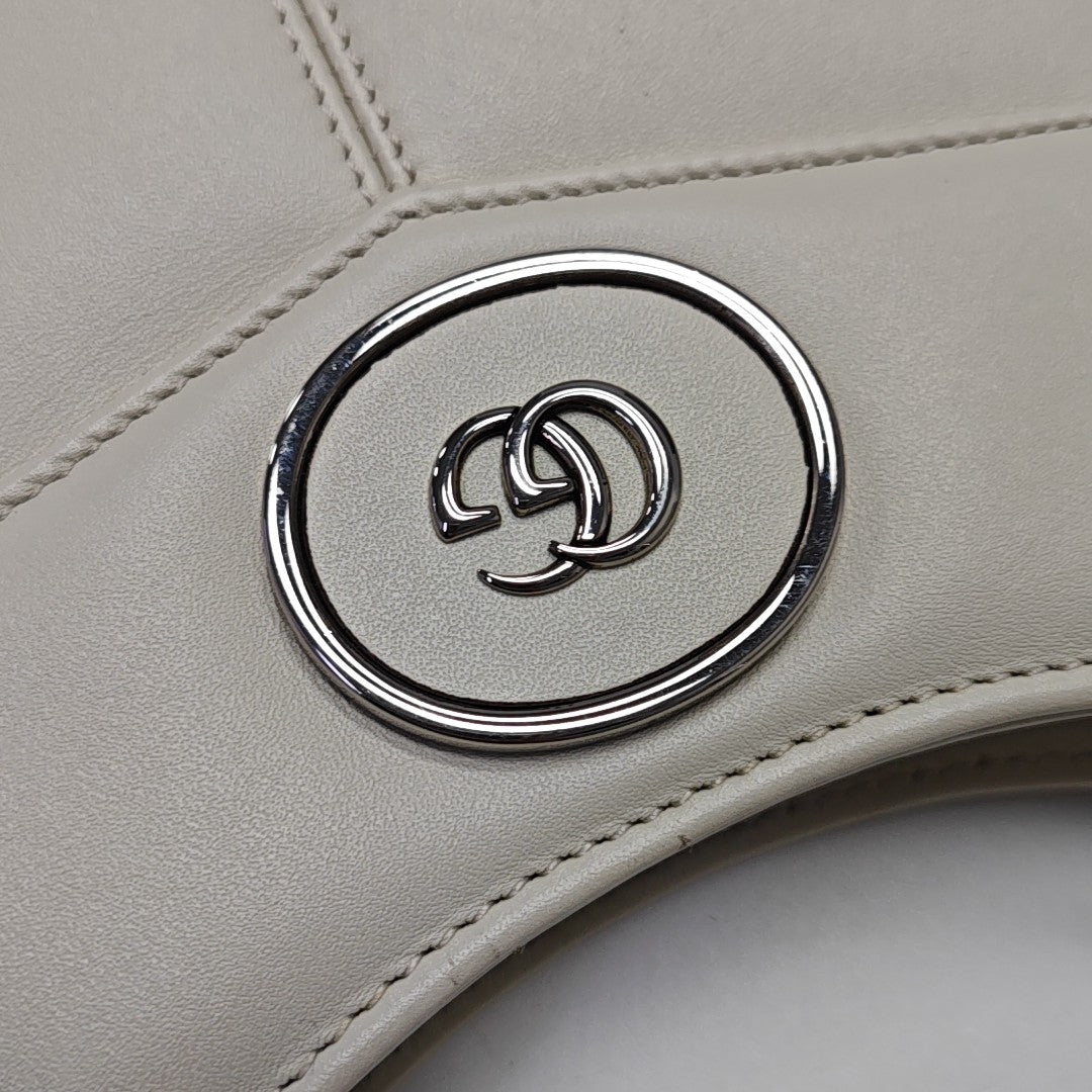 Calfskin Shoulder Bag White