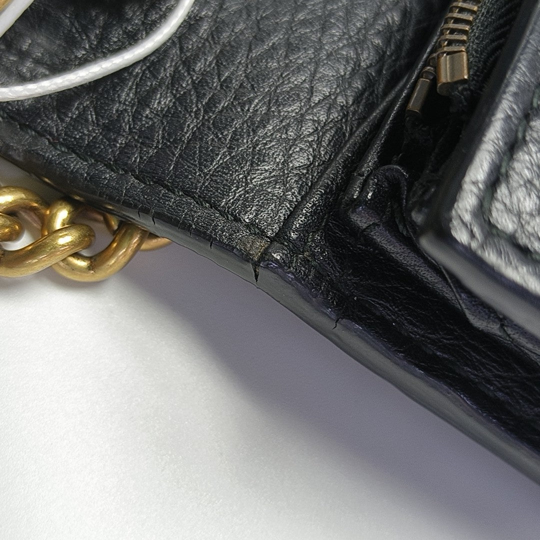 GG Marmont Mini Calfskin Black