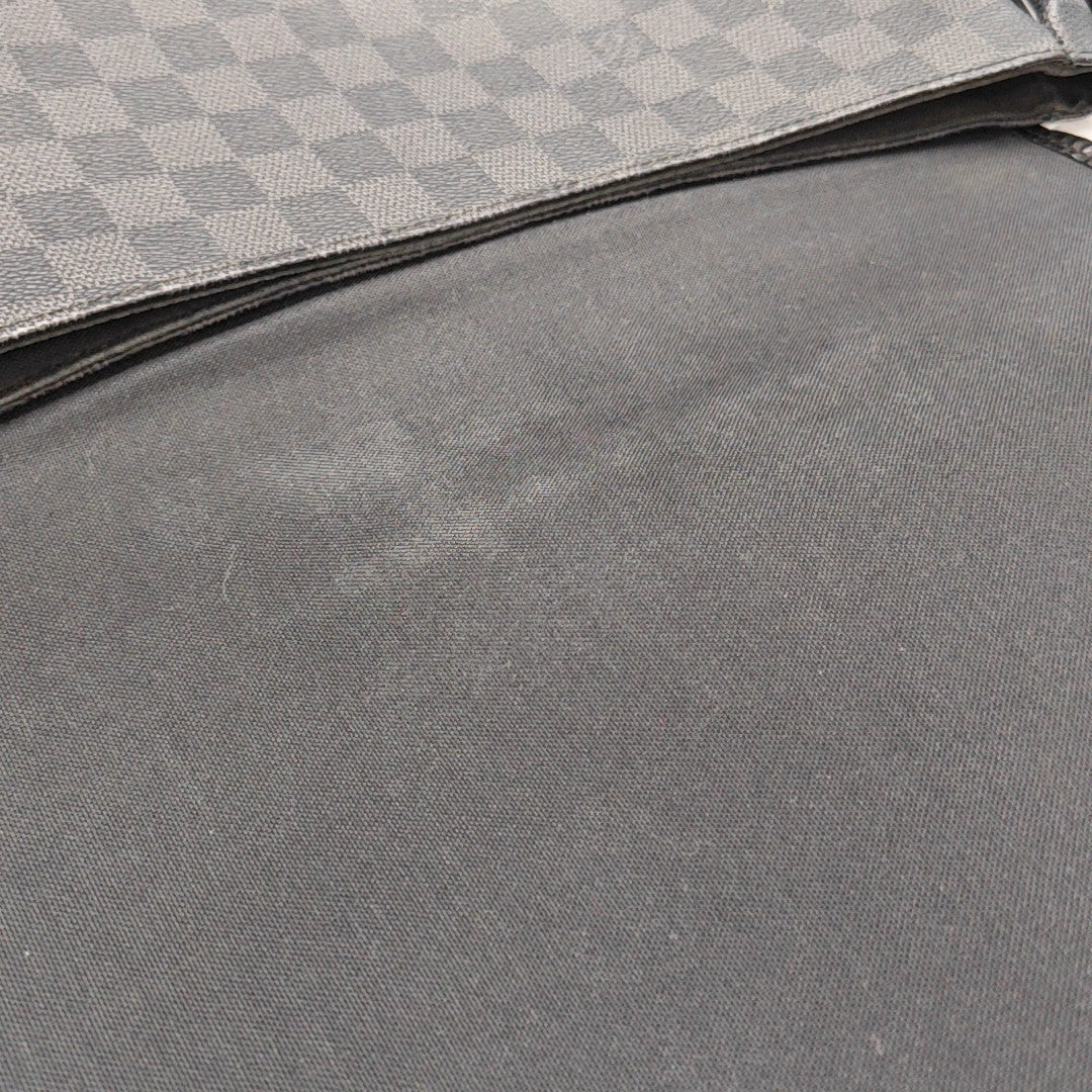 DANIEL Damier Graphite Coated Canvas Gray