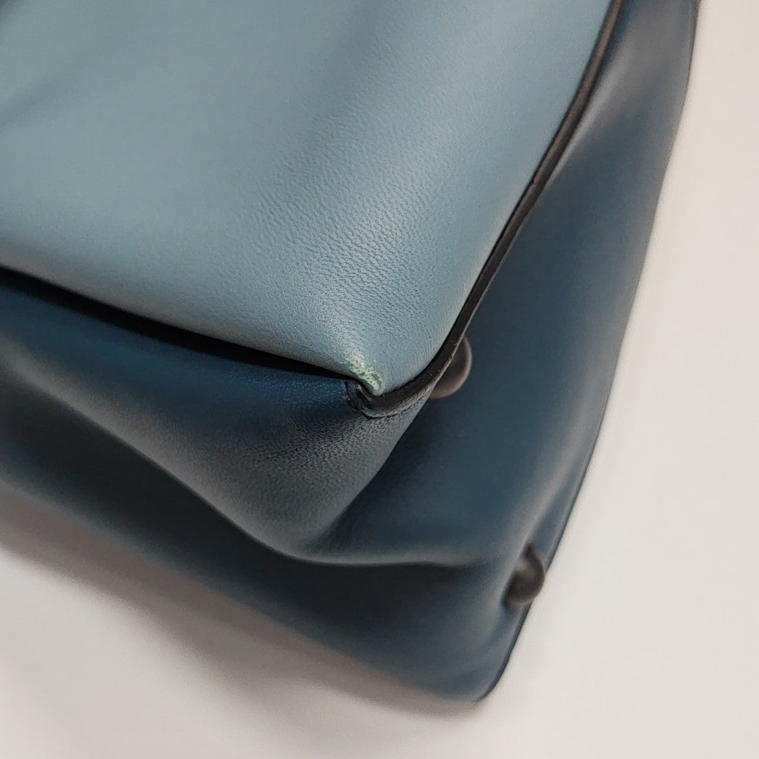 Piazza Calfskin Blue