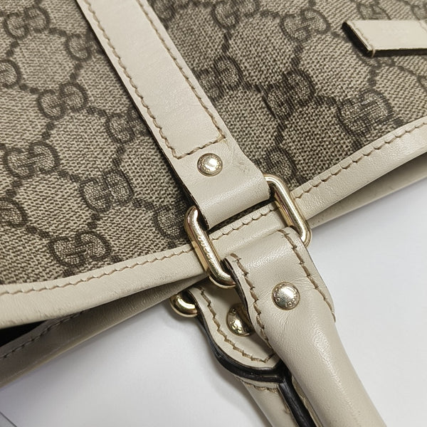 Monogram Coated Canvas Top Handle Bag Black