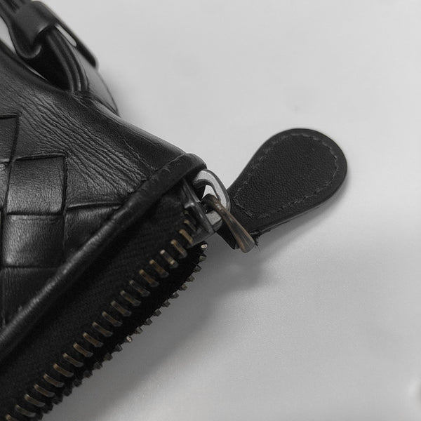 Calfskin Top Handle Bag Black
