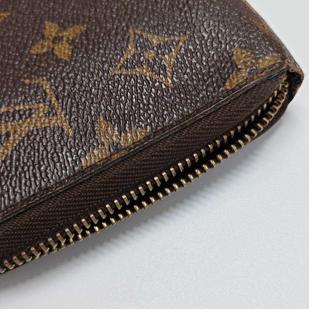 ZIPPY Monogram Coated Canvas Brown Wallet
