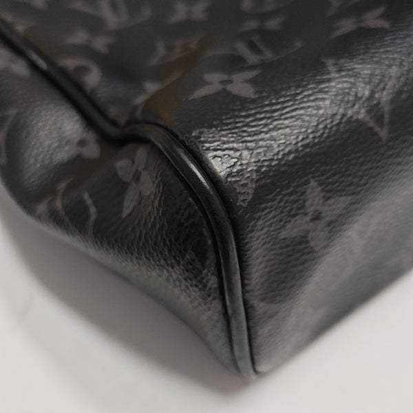 DISTRICT MM Damier Graphite Lona Revestida Negra