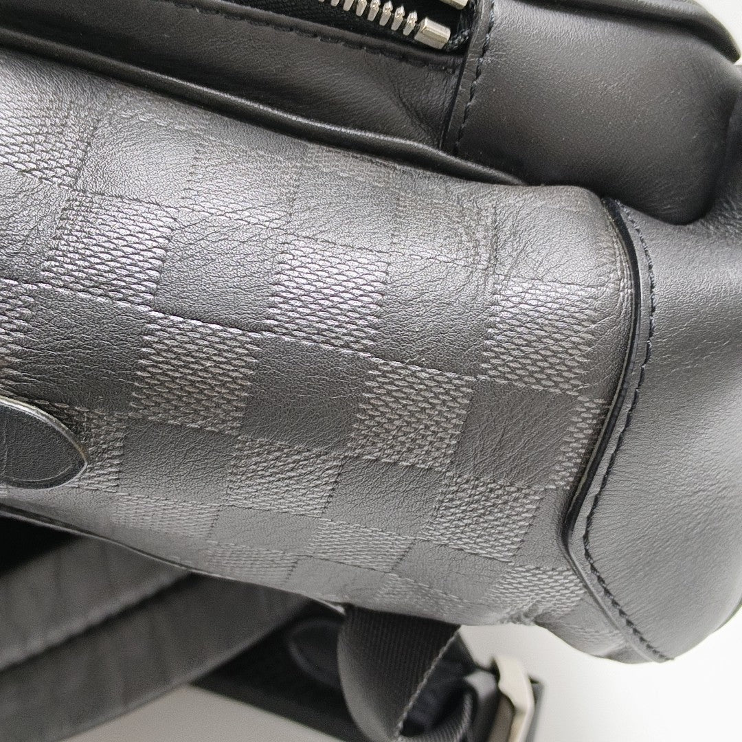 CAMPUS Damier Graphite Calfskin Black