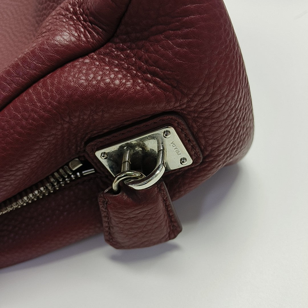 Calfskin Tote Bag Red