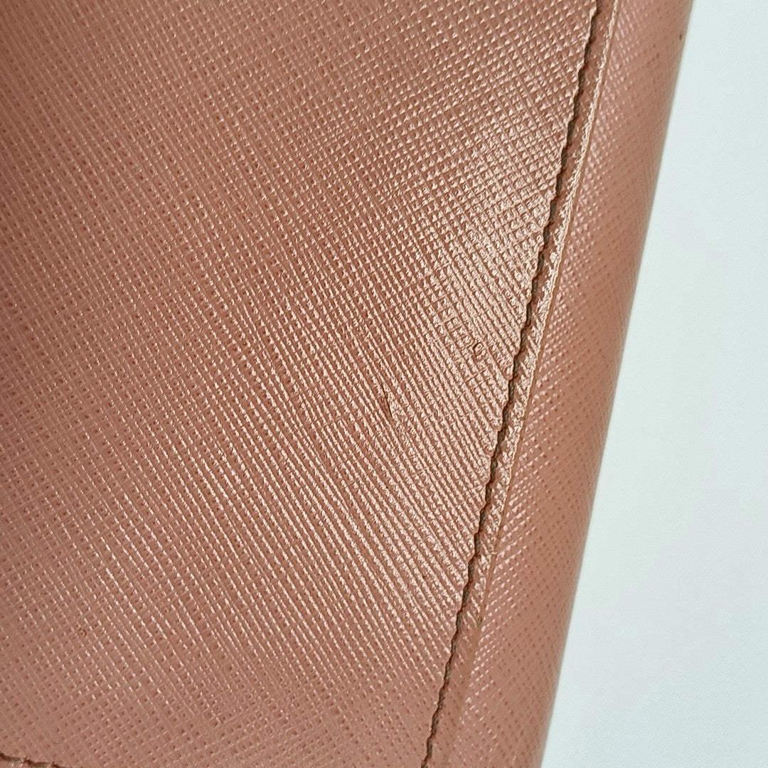 Authenticated pre-owned  Gancini Calfskin Pink Wallet - Wallet at Looply