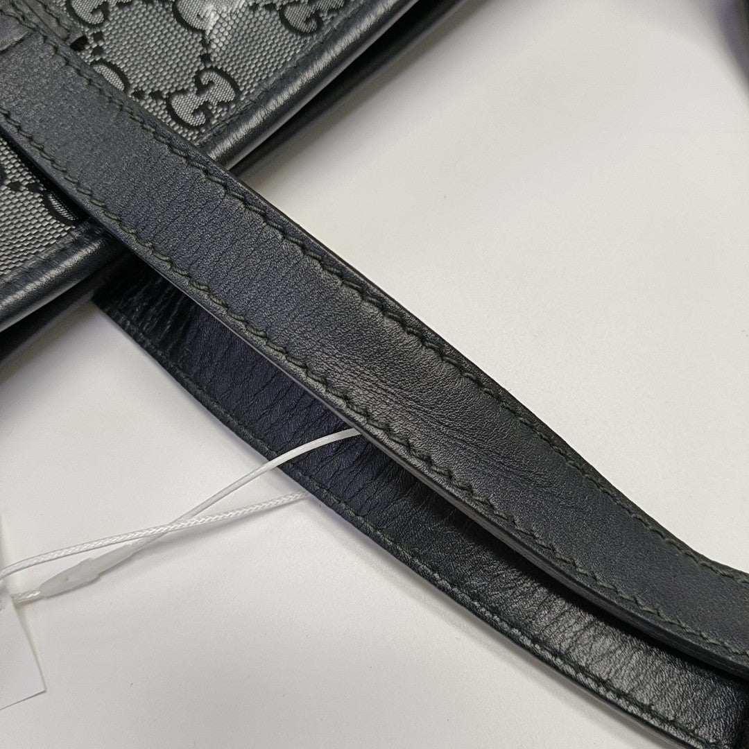 GG Imprime Monogram Coated Canvas Black